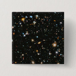 宇宙-ハッブルの超深い分野の星 缶バッジ
