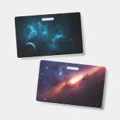 宇宙 バッジ (正面＆裏面)