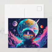 宇宙&ビヨンドイラスト ポストカード (正面/裏面)
