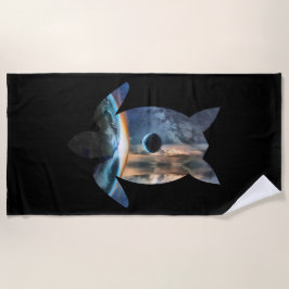 宇宙 ビーチタオル