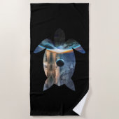 宇宙 ビーチタオル (正面)