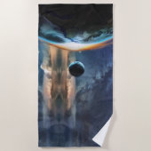 宇宙 ビーチタオル (正面)