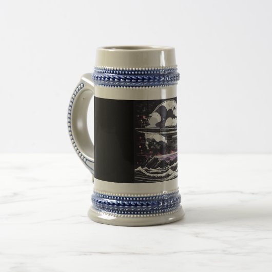 宇宙 ビールジョッキ (正面左)
