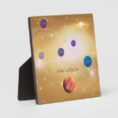 宇宙 フォトプラーク (正面)