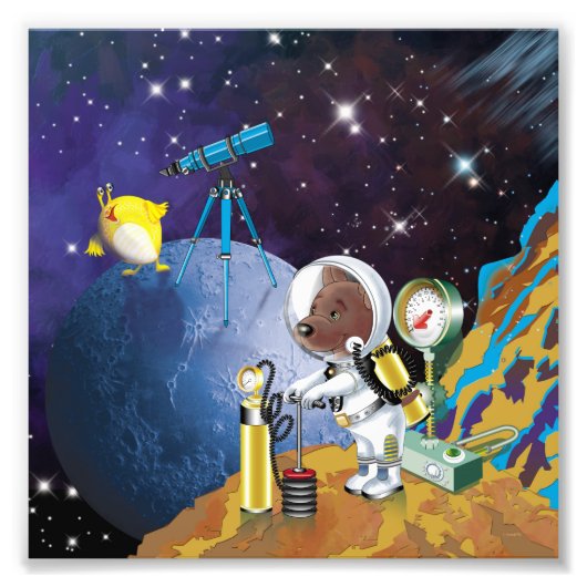 宇宙 フォトプリント            (正面)