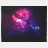 宇宙 フリースブランケット (正面(横))