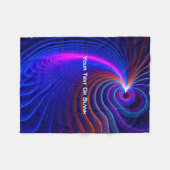 宇宙 フリースブランケット (正面(横))