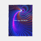 宇宙 フリースブランケット (正面)