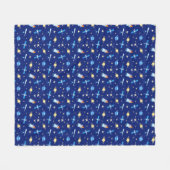 宇宙 フリースブランケット (正面(横))