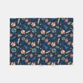 宇宙 フリースブランケット (正面(横))