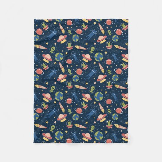 宇宙 フリースブランケット (正面)