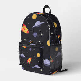 宇宙 プリントバックパック