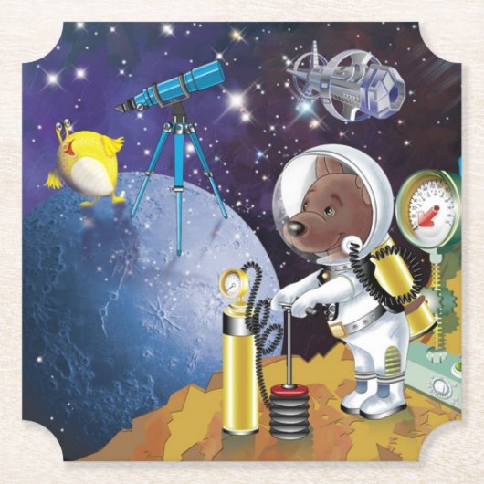 宇宙 ペーパーコースター (正面)