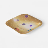 宇宙 ペーパープレート (傾斜あり)