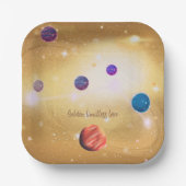 宇宙 ペーパープレート (正面)