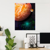 宇宙 ポスター (ホームオフィス)