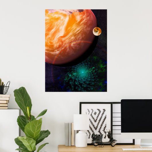 宇宙 ポスター (ホームオフィス)