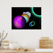 宇宙 ポスター (キッチン)