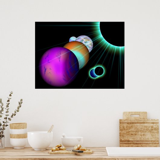 宇宙 ポスター (キッチン)