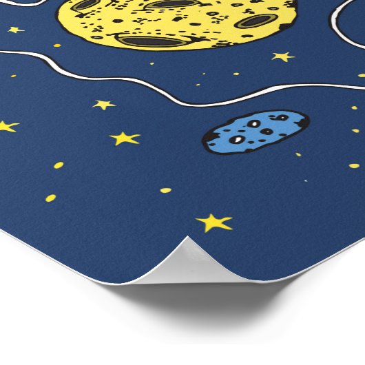 宇宙 ポスター (角)