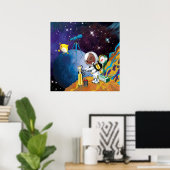 宇宙 ポスター (ホームオフィス)