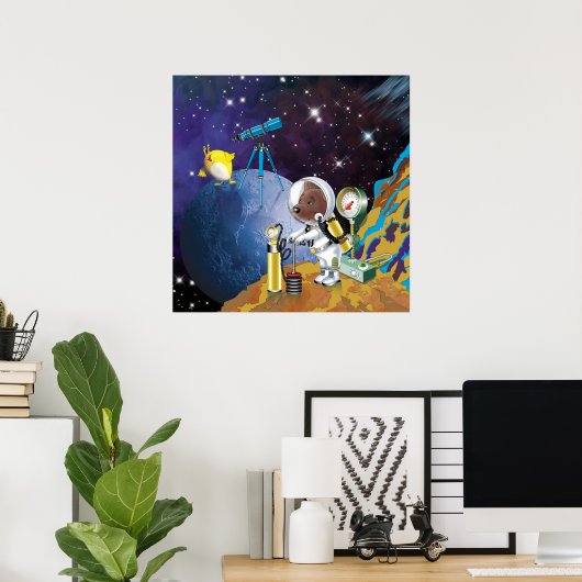 宇宙 ポスター (ホームオフィス)