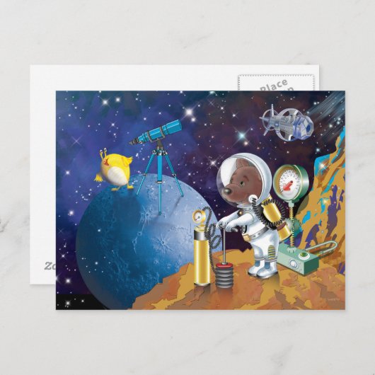宇宙 ポストカード (正面/裏面)