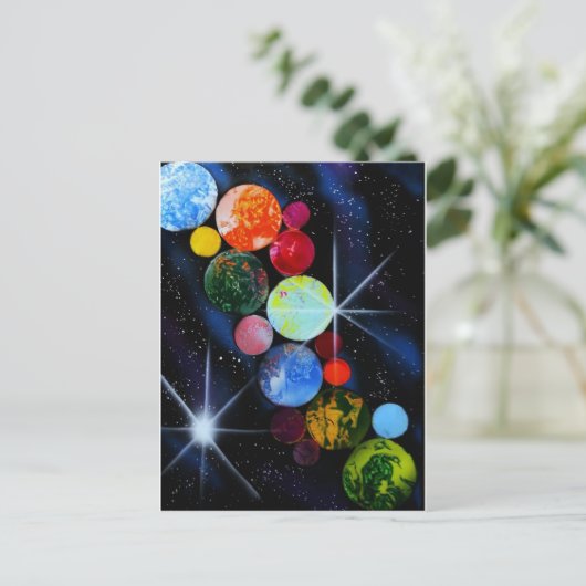 宇宙 ポストカード (スタンド正面)