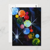 宇宙 ポストカード (正面/裏面)