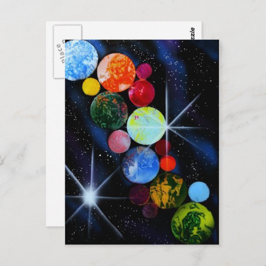 宇宙 ポストカード (正面/裏面)