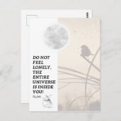 宇宙 ポストカード (正面/裏面)