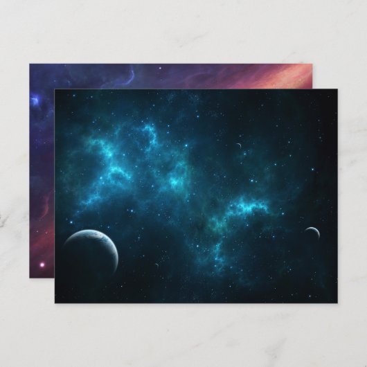 宇宙 ポストカード (正面/裏面)