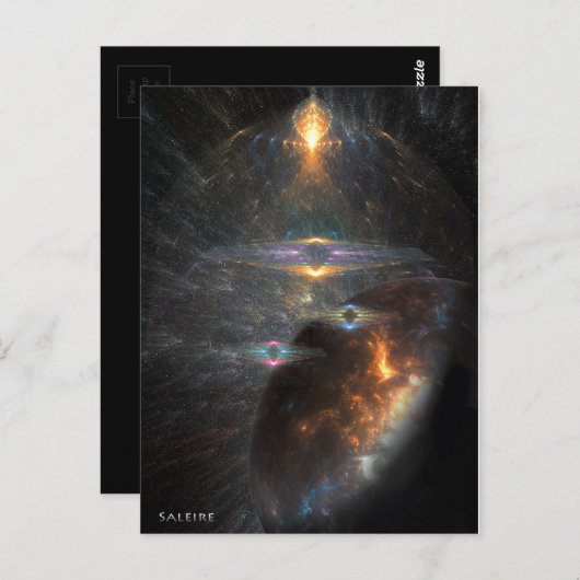 宇宙 ポストカード (正面/裏面)
