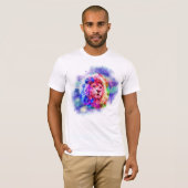 宇宙 – ライオン Tシャツ (正面フル)