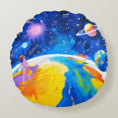 宇宙 ラウンドクッション (正面)