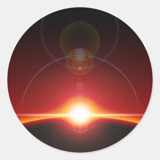 宇宙 ラウンドシール (正面)