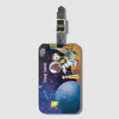 宇宙 ラゲッジタグ (正面縦)