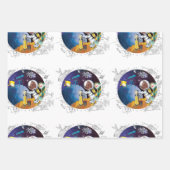 宇宙 ラッピングペーパーシート (正面3)