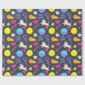 宇宙 ラッピングペーパー (フラット)