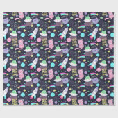 宇宙 ラッピングペーパー (フラット)