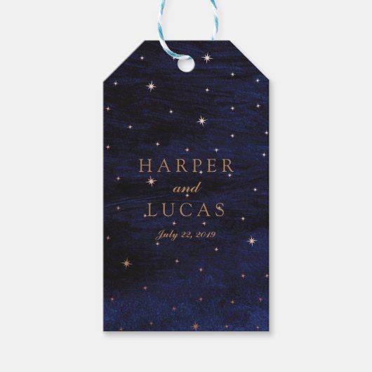 宇宙/ラベル ギフトタグ (正面)