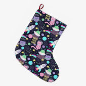 宇宙 ラージクリスマスストッキング (正面 (吊り時))