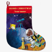 宇宙 ラージクリスマスストッキング (正面)