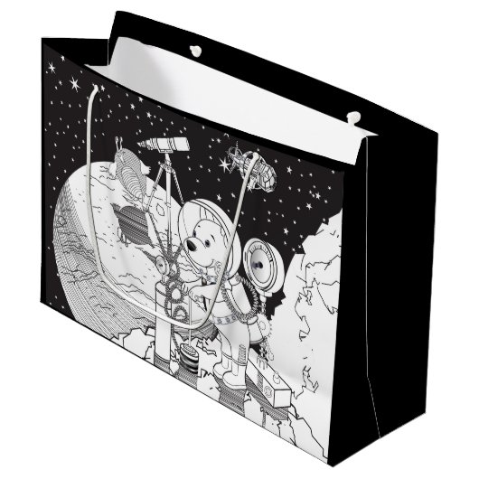 宇宙 ラージペーパーバッグ (正面アングル)