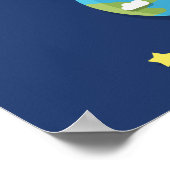 宇宙、ロケット船、ルー子供へム ポスター (角)