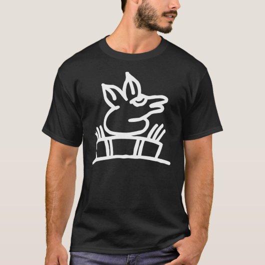 宇宙、中国の象形文字（トンバ） Tシャツ (正面)