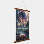 宇宙 吊り下げ型タペストリー (傾斜あり)