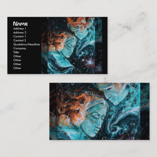 宇宙 名刺 (正面/裏面)