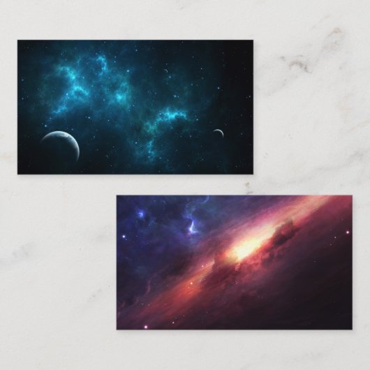 宇宙 名刺 (正面/裏面)