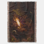 宇宙、天の川 スローブランケット (正面縦)